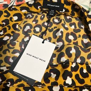 Purchased from target and never wore. Womens leopard skirt with tags